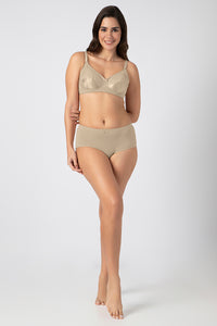 Saree Shaper Non-Padded Non-Wired Bra - Sandalwood thumbnail 5