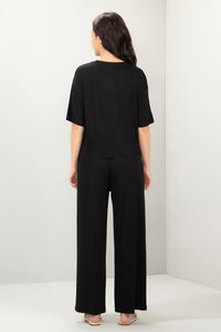 Unwind Crop Top - Black thumbnail 5