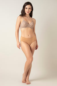 Smooth Charm Padded Wirefree Bra - Dazzling Botanics thumbnail 4