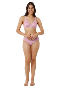 Contour Support Non-padded Wired Bra - Pink Nectar thumbnail 5