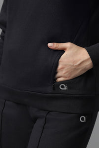 Essential Fleece Sweatshirt - Black thumbnail 4