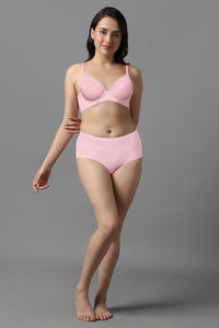 Airy Padded Wired Bra - Lilac Pink thumbnail 5