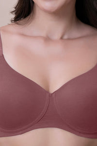 Breathe Bliss Padded Non-Wired T-Shirt Bra - Wild Ginger thumbnail 4