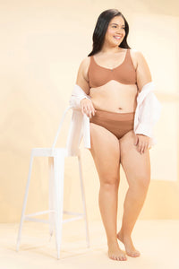 Sophistique Bliss Non-Padded Wired Minimizer Bra - Sandstone thumbnail 5