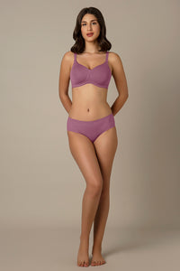 Essential Padded Wirefree Bra - Mellow Mauve thumbnail 5