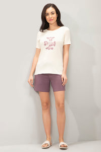 Sleep Shorts - Black Plum thumbnail 5