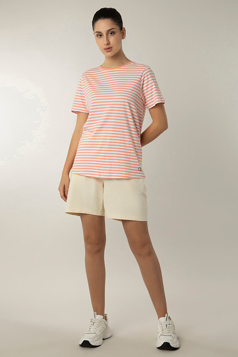 Essential Stripe Tee - Plum Stripes - Image 5 of 5