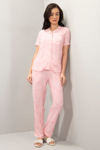 Half-Sleeves Sleep PJ Set - Prism Pink Floral Print thumbnail 5