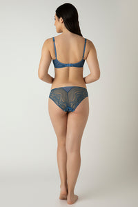 Demure Padded Non-Wired Demi Bra - Floral Fusion Print thumbnail 6
