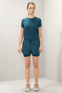 Energize High Rise Active Shorts - Reflecting Pond thumbnail 6