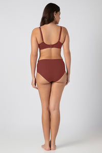 Chic Contour Non-Padded Wired Minimizer Bra - Caramel Nude thumbnail 6