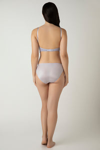 Femme Lace Padded Non-Wired Longline Bra - Thistle thumbnail 6