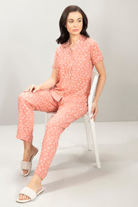 Half-Sleeves Sleep PJ Set - Canyon Floral Print thumbnail 6