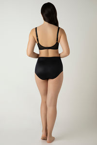 Glam Padded Non-Wired Plunge Bra - Black thumbnail 6