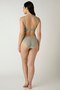 Demure Padded Non-Wired Demi Bra - Tulip Harmony Print thumbnail 6