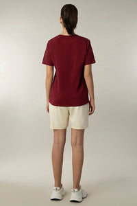 Essential Printed Tee - Red Plum thumbnail 6