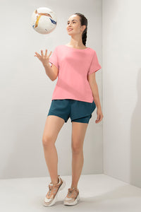 Flaunt Relaxed Tee  - Quartz Pink thumbnail 6