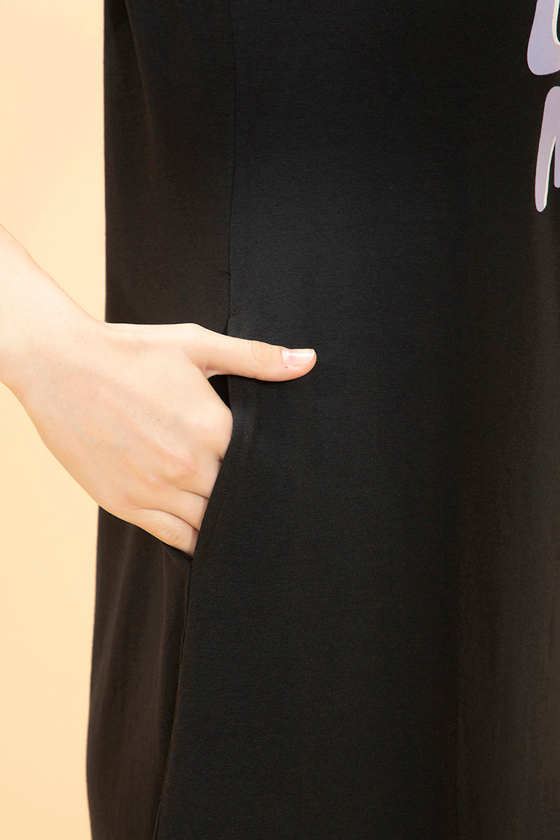 Comfort Sleep Dress - Sweet Lavender Print - Image 6 of 7