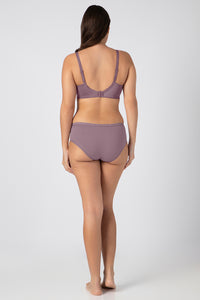 Chic Smooth Non-Padded Non-Wired Minimizer Bra - Grape Shake thumbnail 6