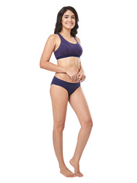every de Lounge Essentials Non-Padded Non-Wired Full Cover Slip-on Bra - Eclipse thumbnail 6