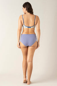 Smooth Charm Padded Wirefree Bra - Blossoms De Blue Pr thumbnail 6