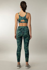 Flaunt Fashion Tights - Marble Green Print thumbnail 6
