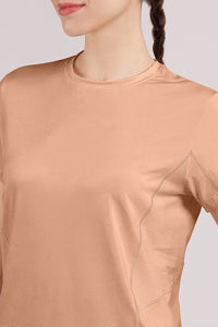 Flaunt Workout Tee - Cafe Creme thumbnail 6