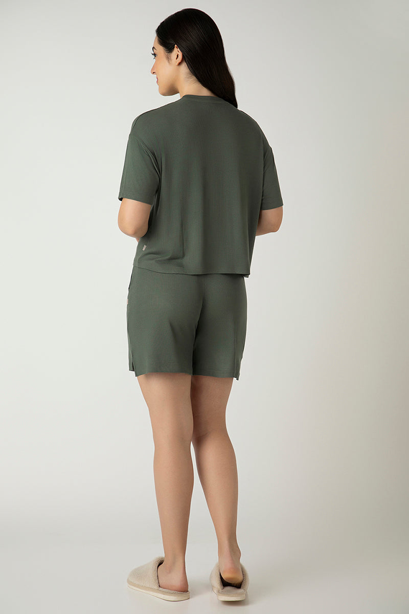 Serene Dream Shorts - Thyme