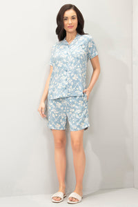 Sleep Shorts Set - Pearl Floral Print - color option