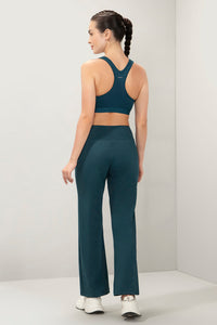 Flaunt Flared Travel Pants - Reflecting Pond thumbnail 6