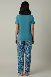 Full Length Pyjama Bottom - Vallarta Ditsy Print thumbnail 6