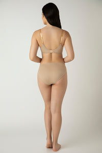 Glam Floral Non-Padded Wired Minimizer Bra - Cornstalk thumbnail 6