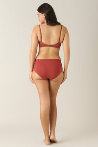 Smooth Charm Padded Wirefree Bra - Mahgony thumbnail 5