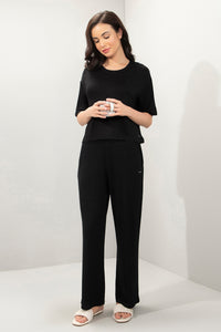 Unwind Crop Top - Black thumbnail 6