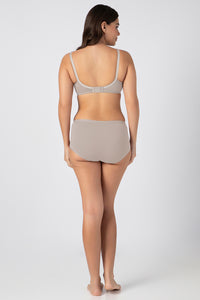 Saree Shaper Non-Padded Non-Wired Bra - Mushroom thumbnail 6