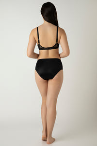 Glam Lace Padded Wired Balconette Bra - Black thumbnail 6
