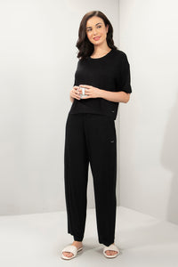 Unwind Crop Top - Black thumbnail 7