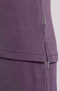 Serene Dream Henley Neck Tee - Vintage Violet thumbnail 6
