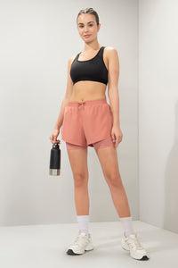 Energize High Rise Active Shorts - Brick Dust thumbnail 7