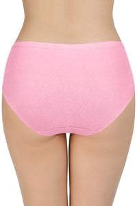 Insert Elastic Waistband Hipster Solid Assorted Panty (Pack of 3 Colors & Prints May Vary) thumbnail 7