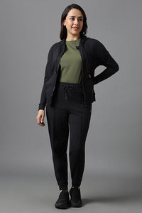 Essential Fleece Hoodie - Black thumbnail 7