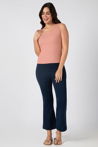 Rib Tank Top - Coral Pink thumbnail 7