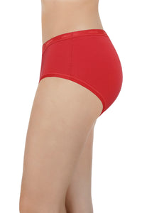 Solid High Rise Assorted Full Brief Panties (Pack of 2 Colors & Prints May Vary) thumbnail 5