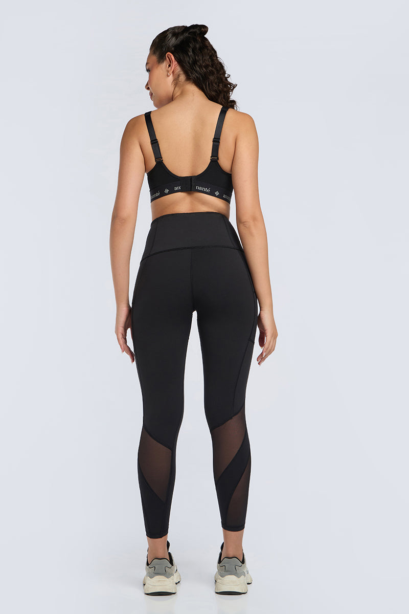 CloudForm Support Bra - Black - Image 4 of 6