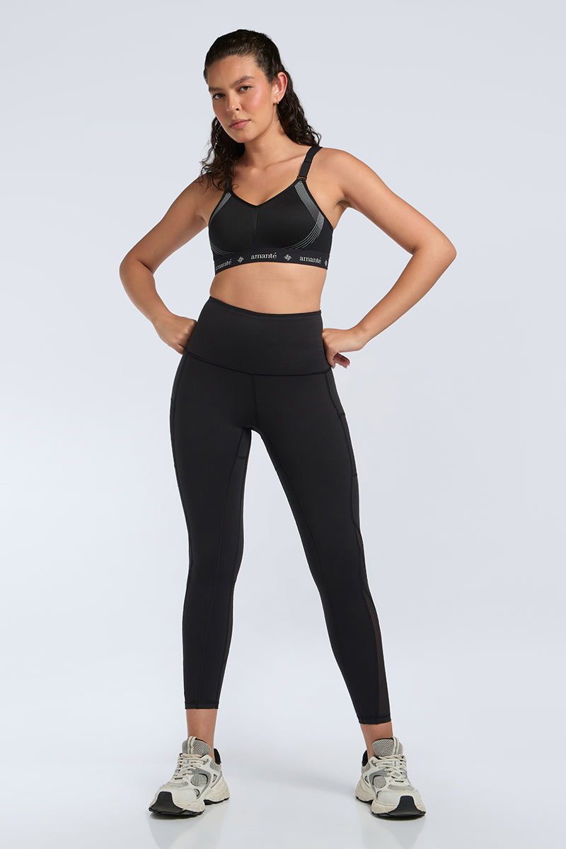 CloudForm Support Bra - Black - Image 6 of 6
