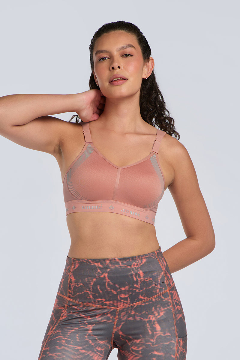 CloudForm Support Bra - canyon Clay (Pink) - Image 1 of 6