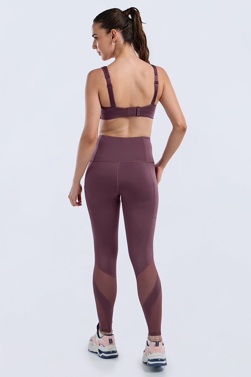 Run-Train Pro Bra - EggPlant