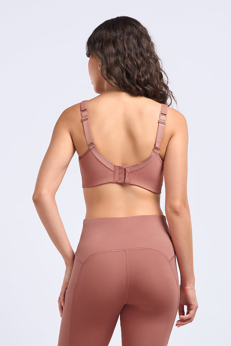 Flexifit Studio Bra - Brick Dust - Image 3 of 6