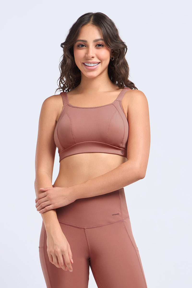 Flexifit Studio Bra - Brick Dust - Image 4 of 6