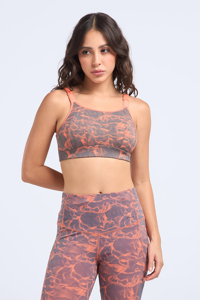 Flexifit Studio Bra - Power Pop Print
